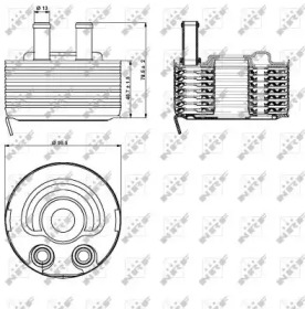 WILMINK GROUP wg1720094 -  масляный радиатор, двигательное масло